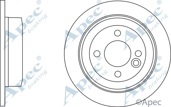 APEC BRAKING Jarrulevy DSK2849